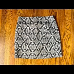 JCrew mini skirt in Ikat print.